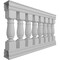 Ekena Millwork Fiberthane Oxford Balustrade Railing Kit, Style N (7 5/8" On-Center Spacing to Pass 4" Sphere Code) BALK38X060OXN - alternate 4